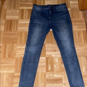 Express High Rise Denim Skinny Jeans
